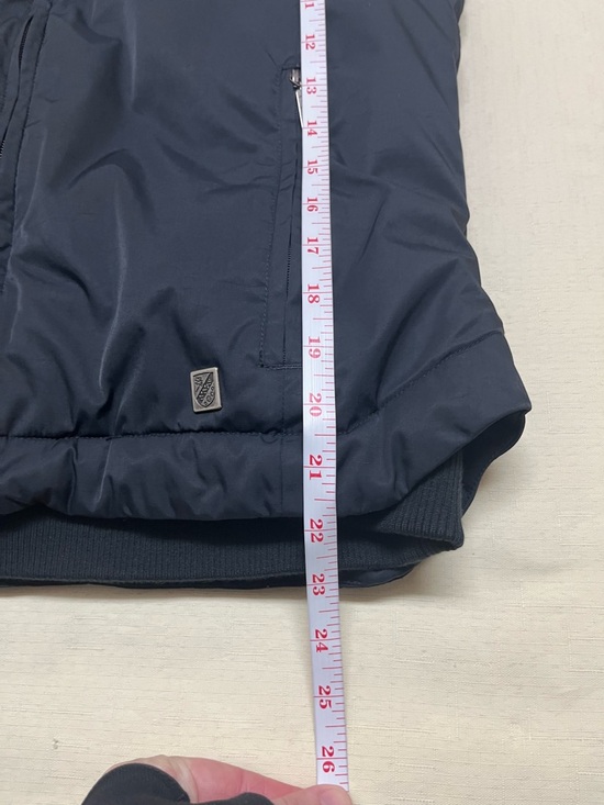 VTG Columbia M black 60% down 40% feather vest - Picture 3 of 13